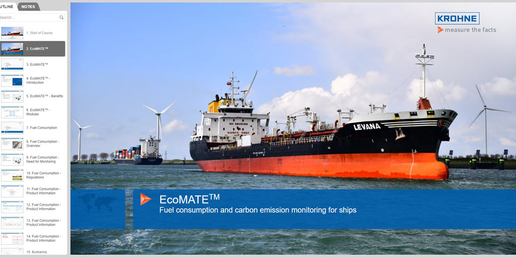 eLearning course EcoMATE™ and regulations EU MRV and IMO DCS